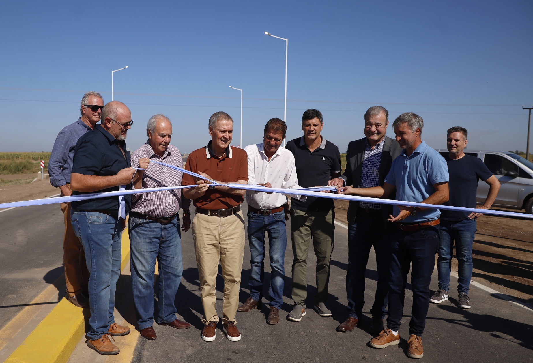 Colonia Videla: Schiaretti inauguró la pavimentación de la ruta S 353