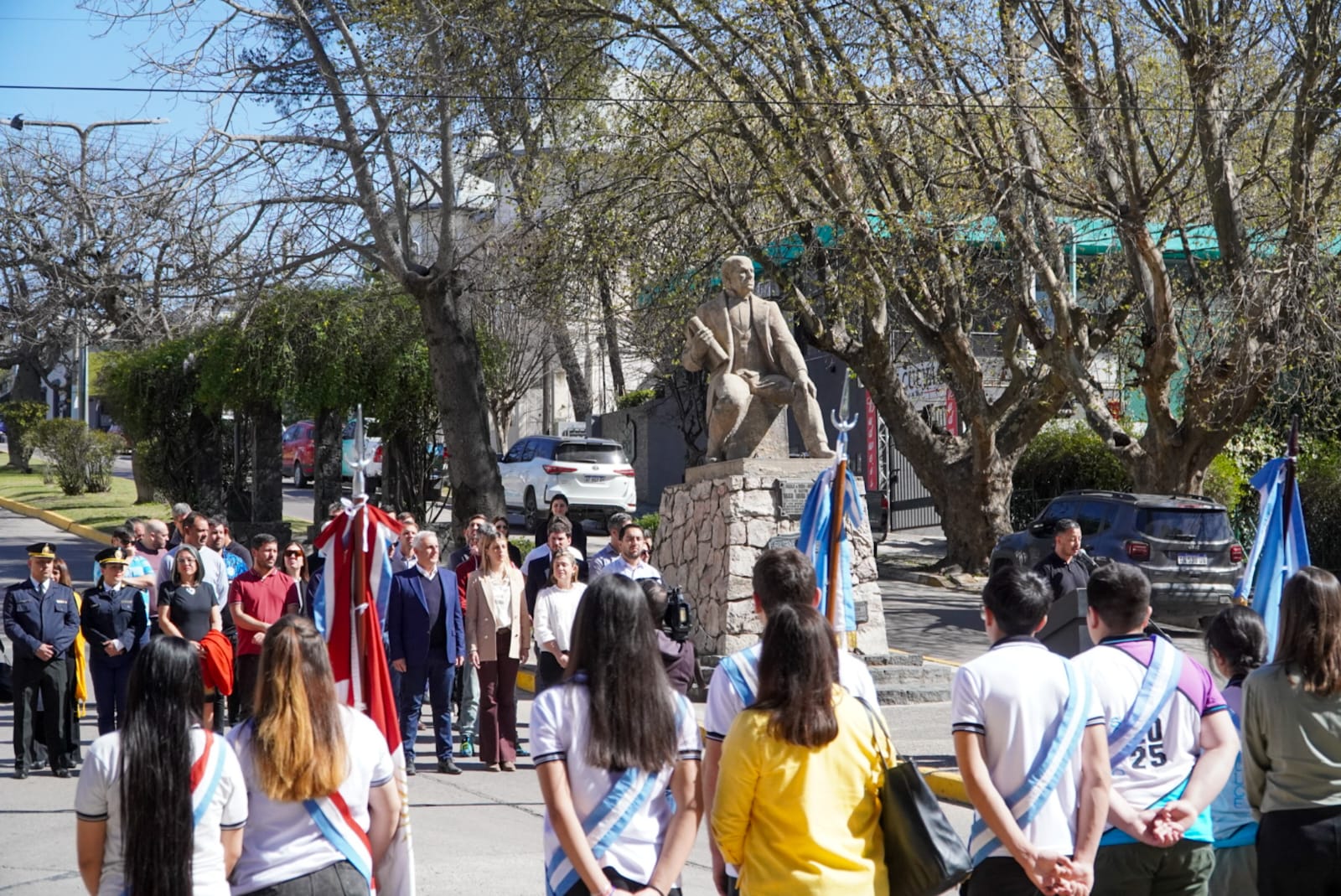 Se realizó en Alta Gracia el acto por el aniversario 137 del fallecimiento de Sarmiento y el Día del Maestro