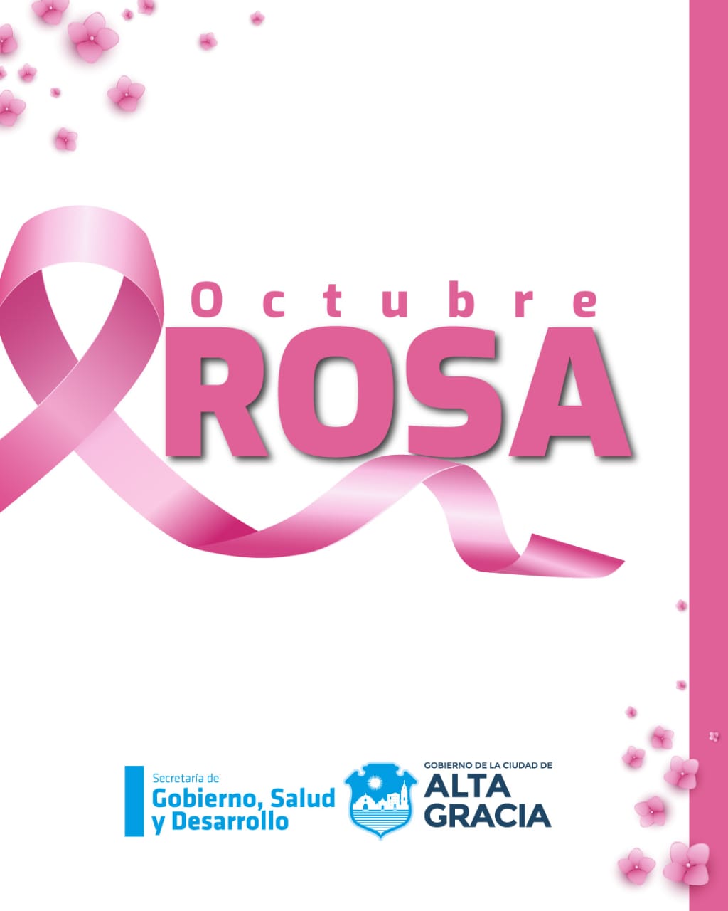 Alta Gracia realiza actividades por el “Octubre Rosa”