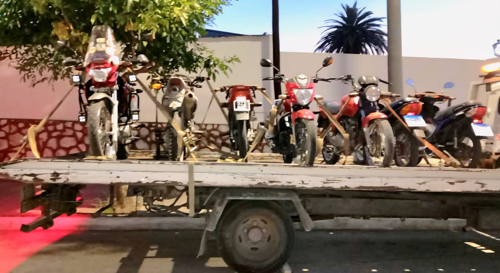 Operativo de control de tránsito vehicular en zona Sierras Hotel