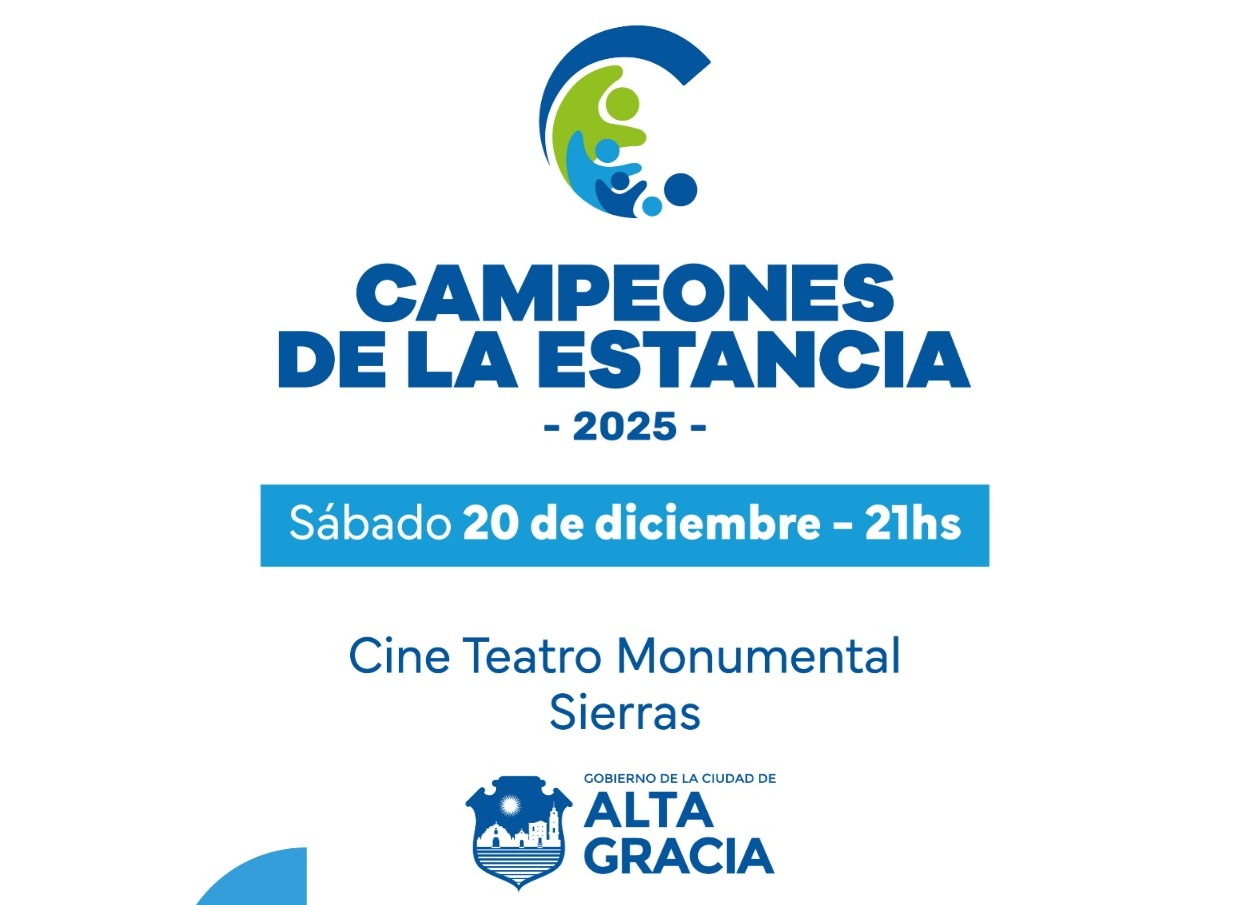 Campeones de la Estancia: ¡Acompañemos hoy a los deportistas destacados de este año!