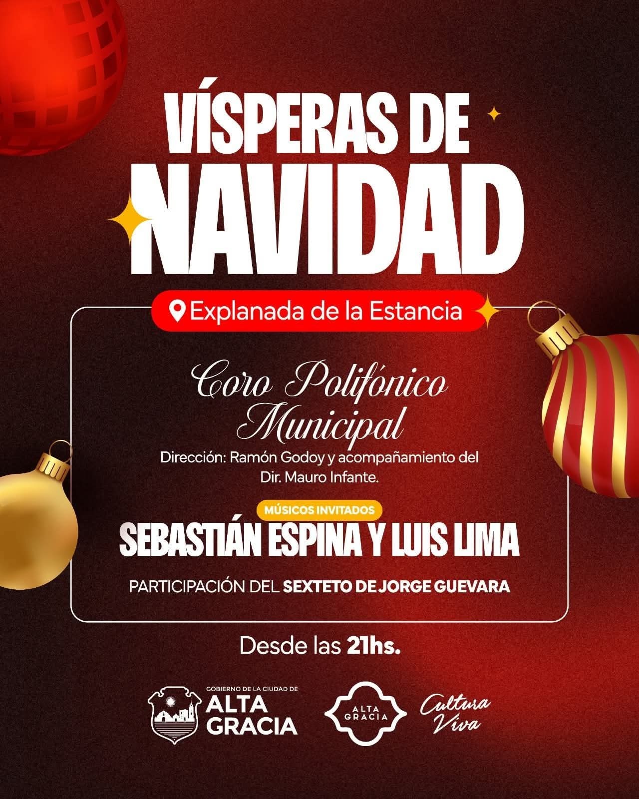 VÍSPERAS DE NAVIDAD EN ALTA GRACIA