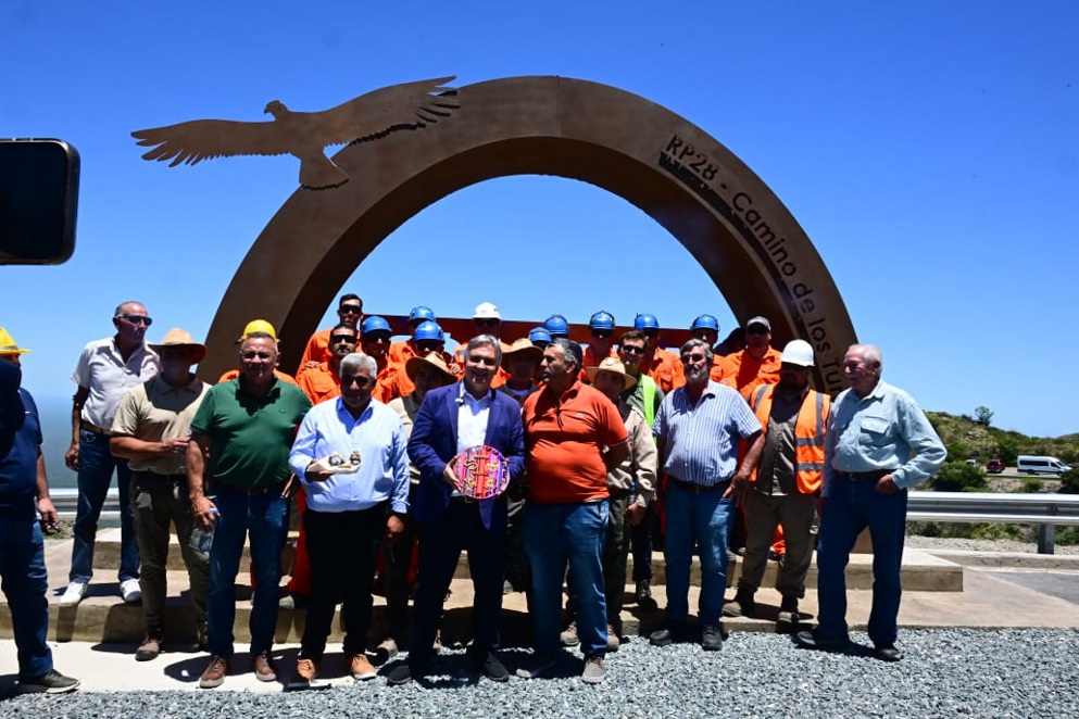 Camino de los Túneles de Taninga: Llaryora encabezó la habilitación al tránsito del tramo entre los túneles 1 y 3