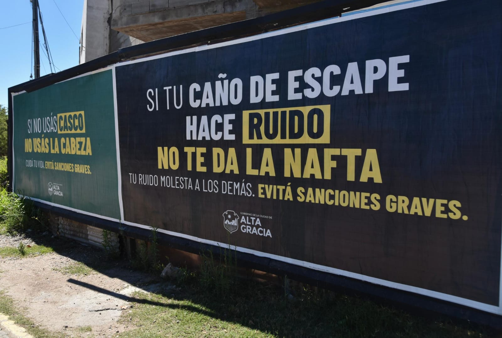 La Municipalidad de Alta Gracia lanza una nueva campaña para concientizar sobre ruidos molestos y seguridad vial