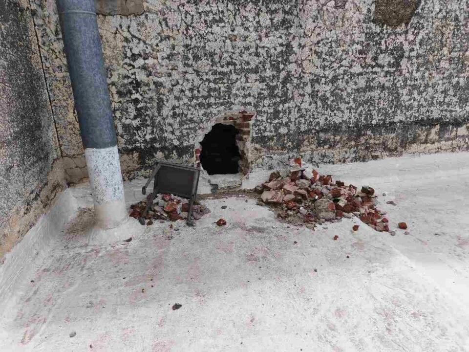 MORYDI: se llevaron una caja fuerte de 200 kilos tras hacer un boquete