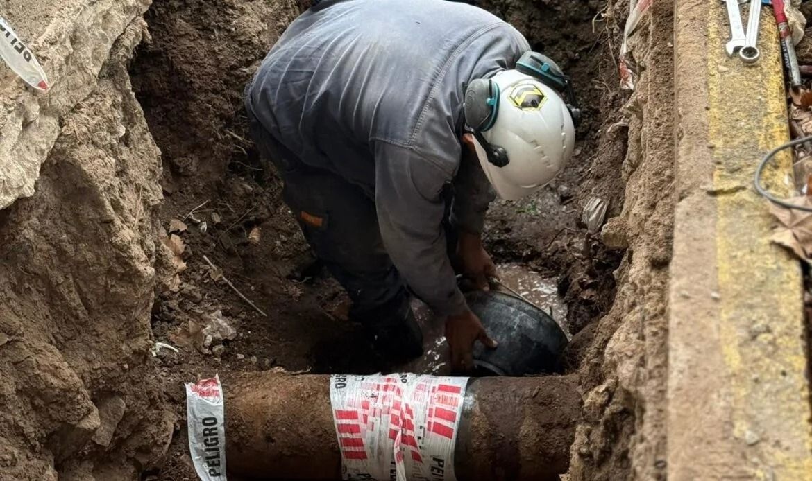 Servicios Públicos: Realizan obra de refuerzo en Bº Norte