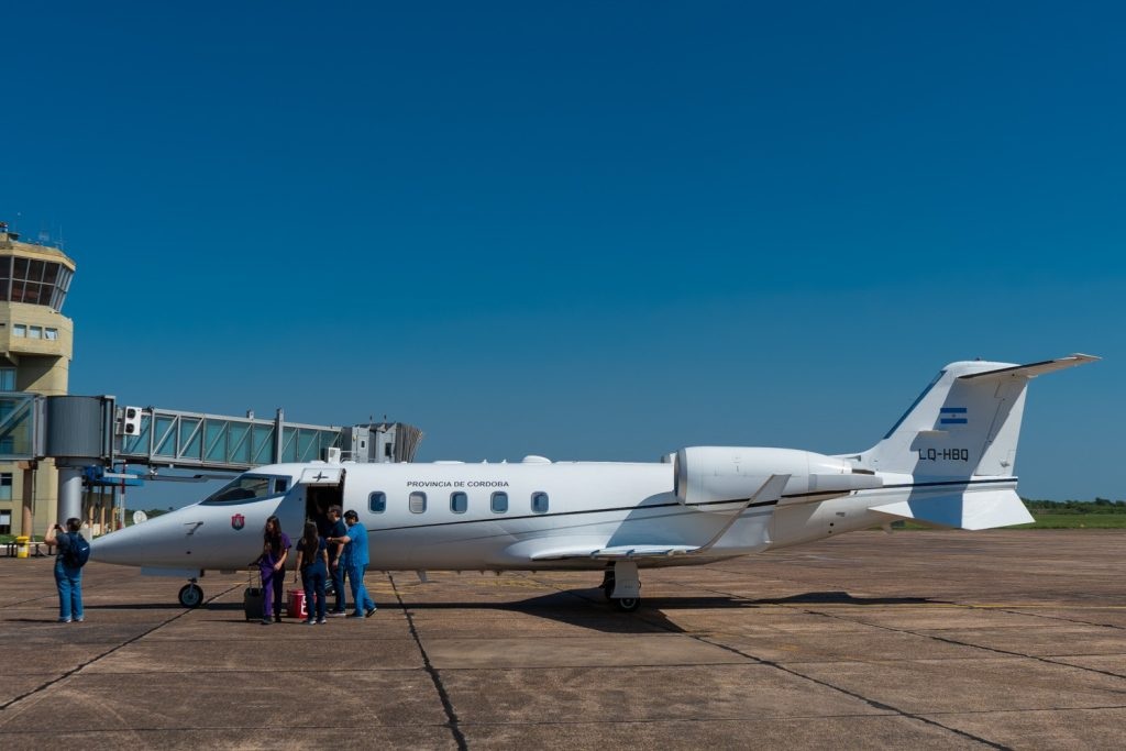 La Provincia realizó un nuevo operativo aéreo sanitario para el traslado de un órgano destinado a trasplante