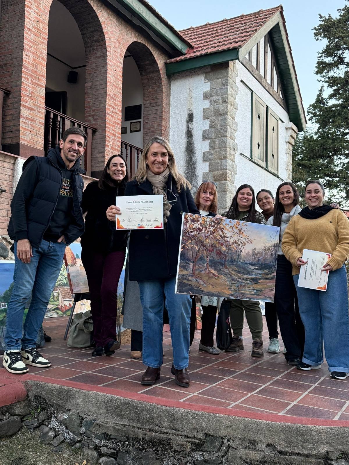 Alta Gracia celebró el 5° Concurso de Pintura “Paisajes de Otoño”
