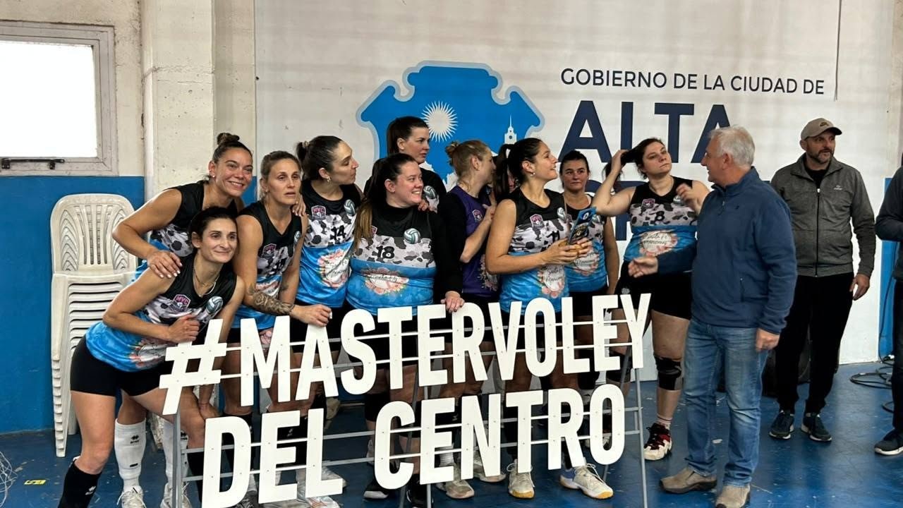Con el Torneo Máster Vóley del Centro, Alta Gracia volvió a ser epicentro del voley nacional