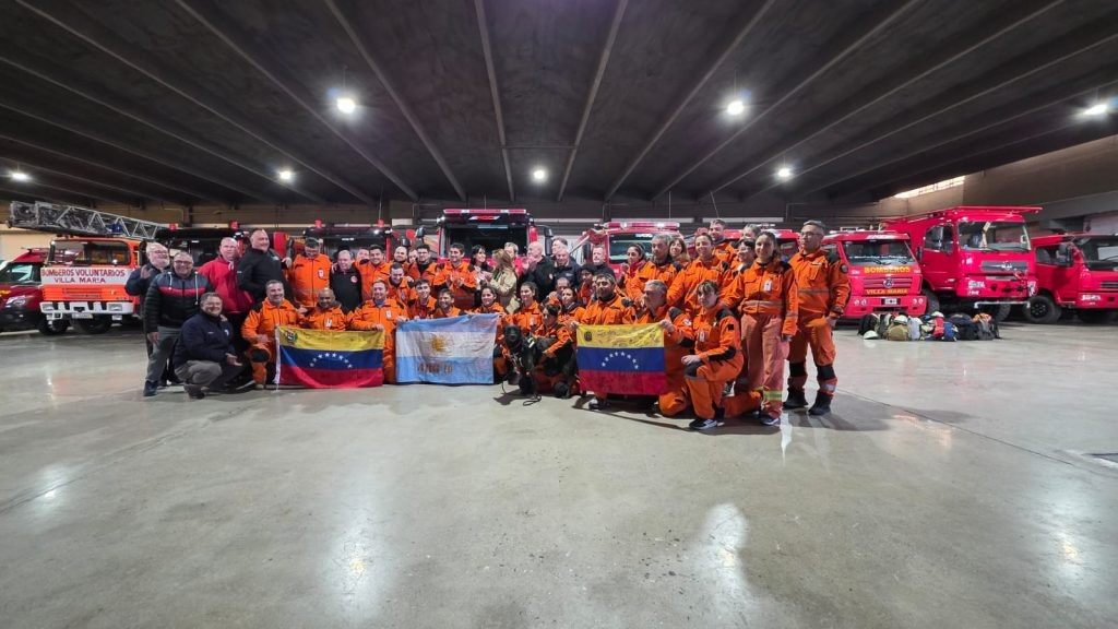 Regreso a casa: Córdoba recibió a sus rescatistas tras la misión humanitaria en Venezuela