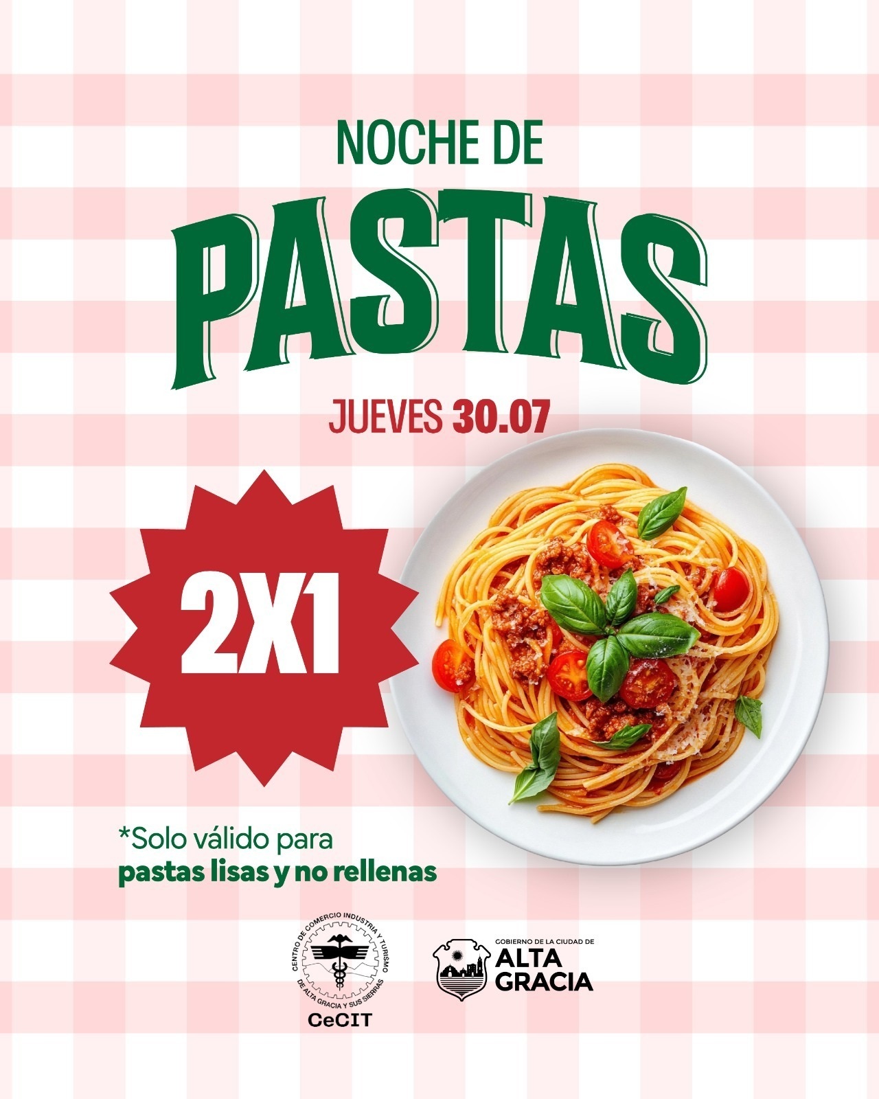¡El día pide pastas!