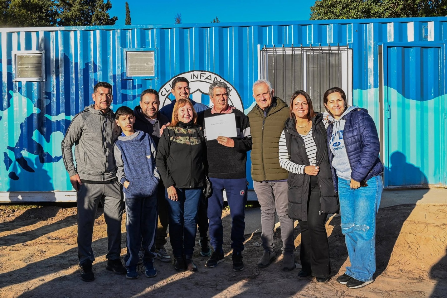El Club Infantil Malvinas Argentinas incorporó nuevos vestuarios y sanitarios para fortalecer sus actividades deportivas