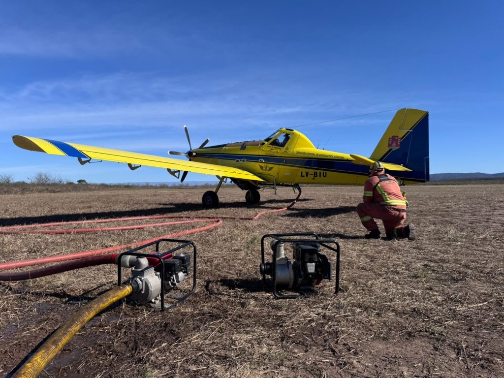 Prevención y lucha contra incendios: Córdoba cuenta con 36 bases aéreas distribuidas estratégicamente en todo el territorio