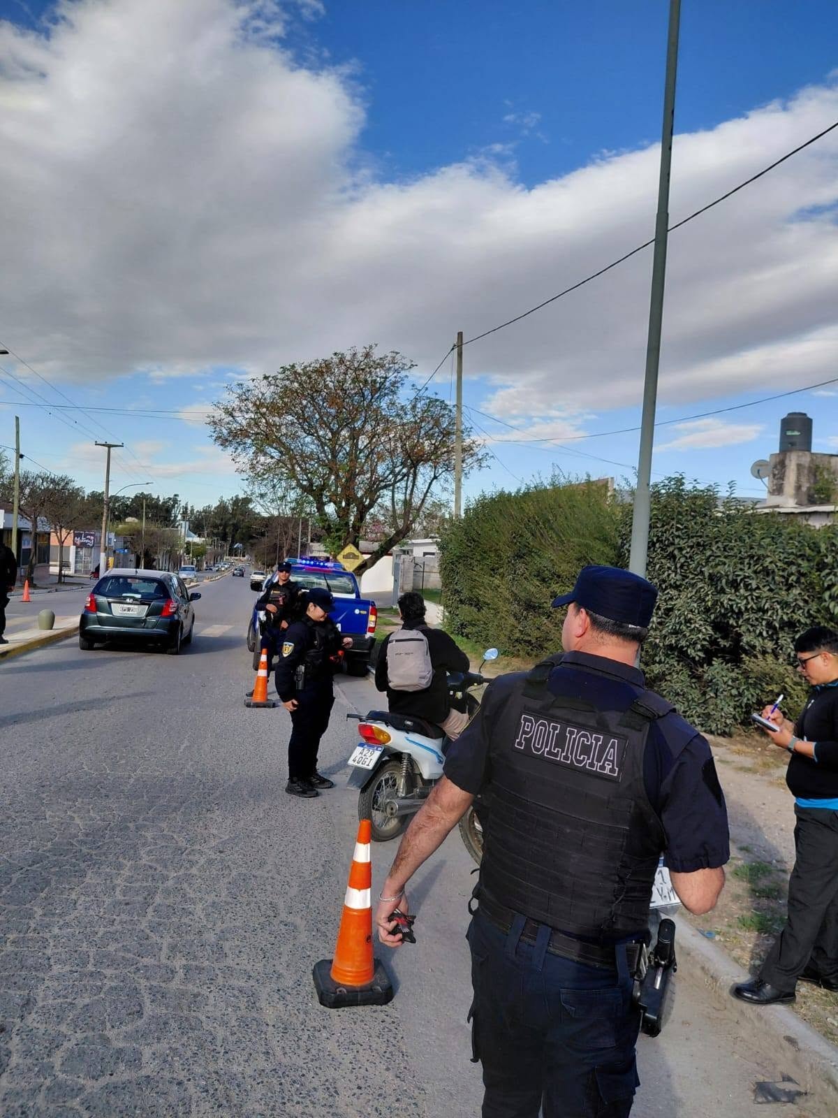Operativo de control conjunto entre la Municipalidad de Alta Gracia y la Policía de Córdoba